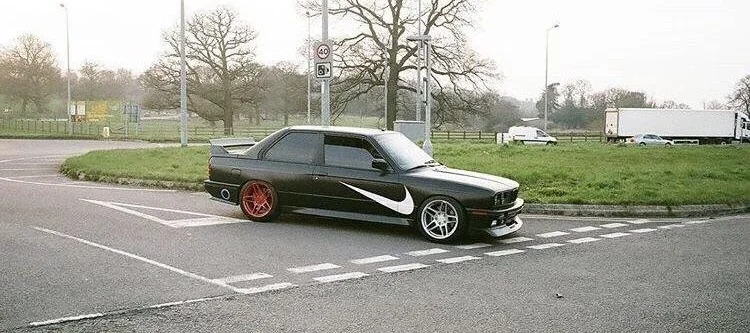 One of Frank Ocean’s BMW E30s, featured in the “Nikes” video.